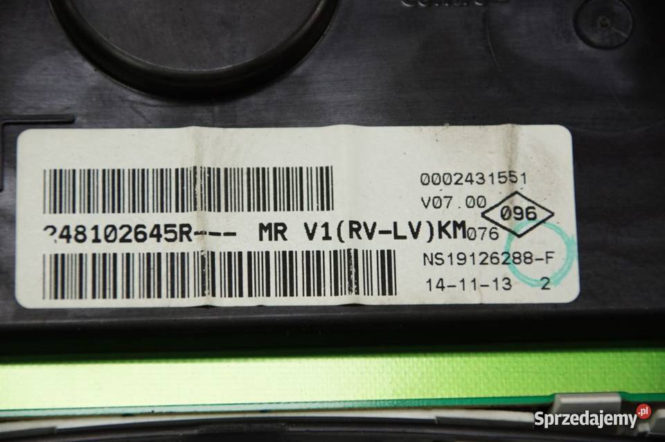 LICZNIK ZEGAR DACIA LOGAN 248102645R Lipno
