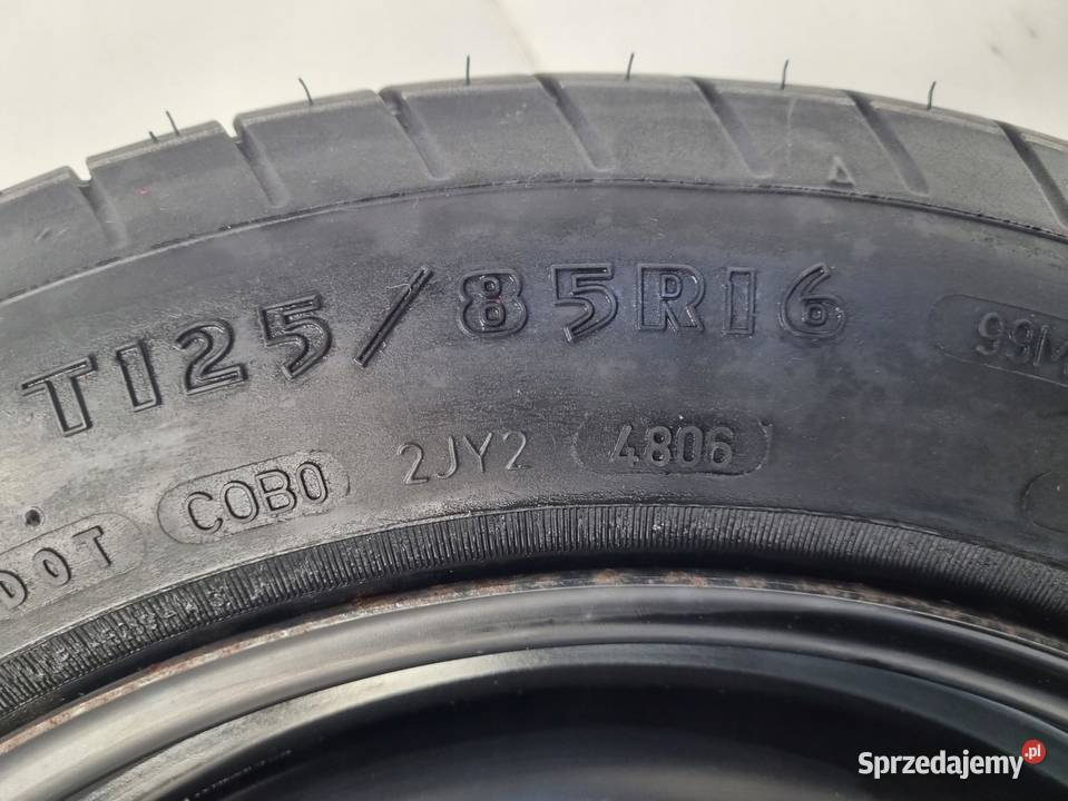 KOŁO DOJAZDOWE Ford C Focus Mk2 II 12585 R16 Chełm