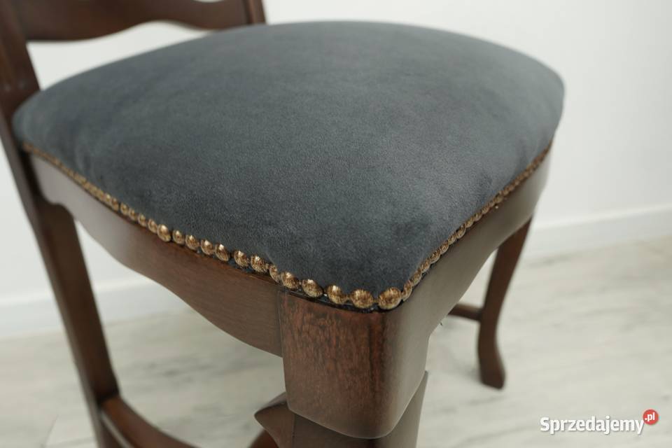 Komplet 8 eleganckich krzeseł Francjalata 40te Meble Meble wielkopolskie Jerka