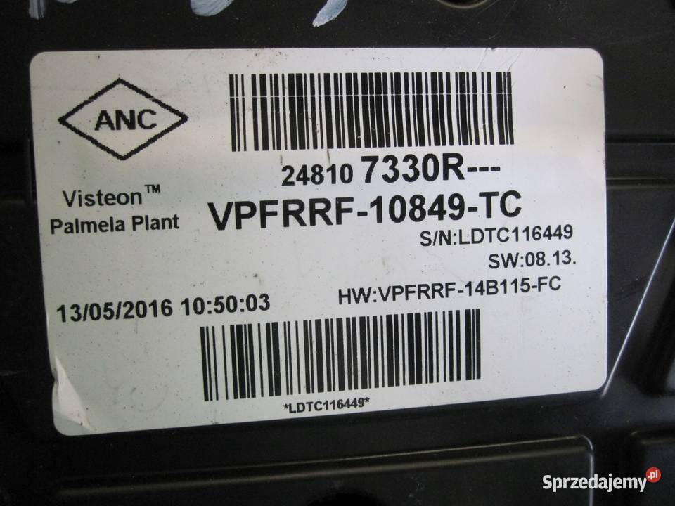 OPEL VIVARO B 16r licznik zegary 248107330R świętokrzyskie Kielce