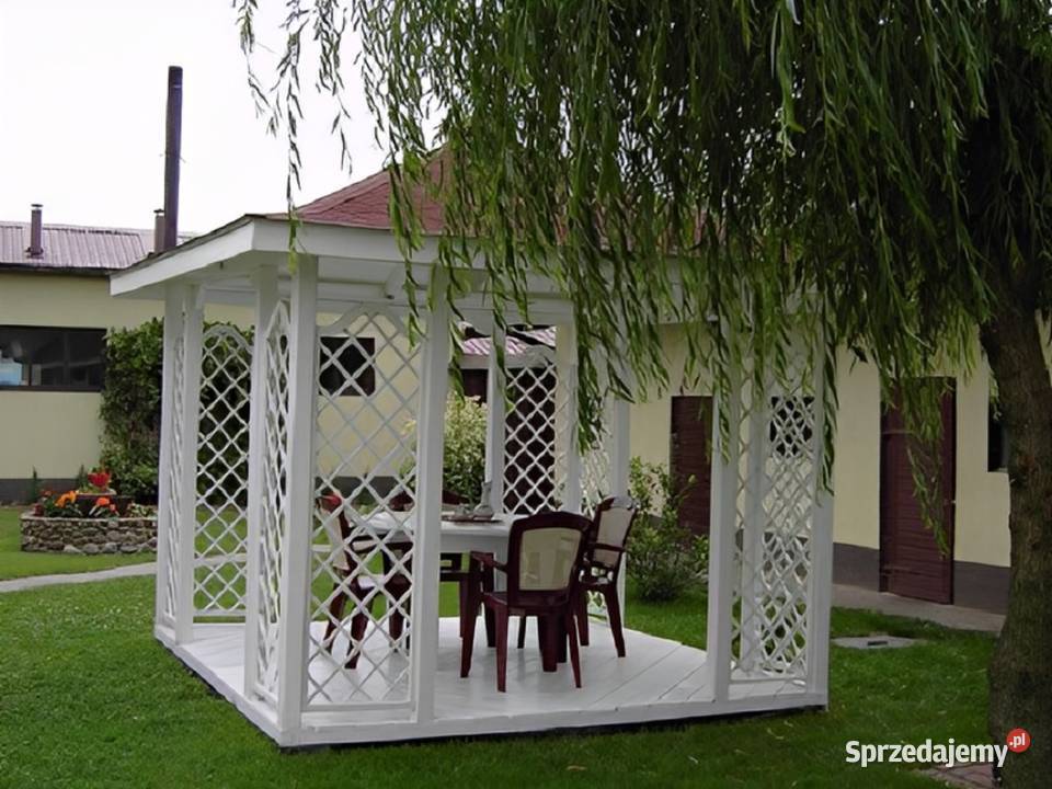 ALTANA 3 DREWNIANA KWADRATOWA 3x3 OGRODOWA Altany i wiaty Parzymiechy