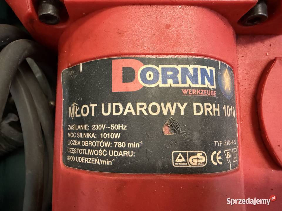 Młot udarowy DORNN DRH 1010 SDS stan DB Wojtkówka sprzedam