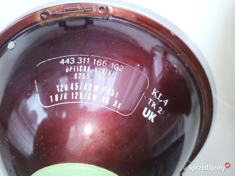 SKODA 110 110 R Nowy reflektor lampa wkład