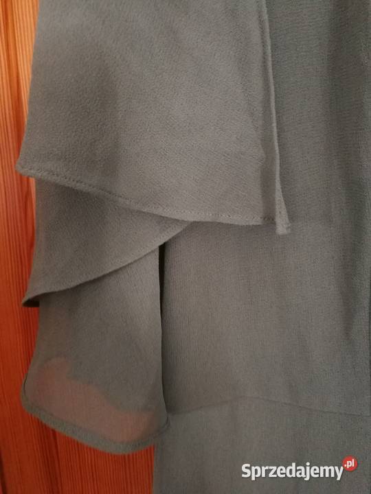 Zielona wyjściowa imprezowa sukienka wyższej