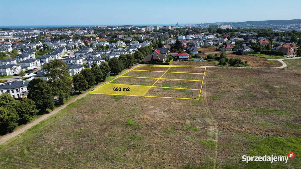 Działka budowlana z MPZP Gdynia Pogórze Sprzedaż pomorskie