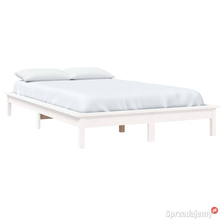 Rama łóżka biała lite drewno sosnowe 150x200 Warszawa