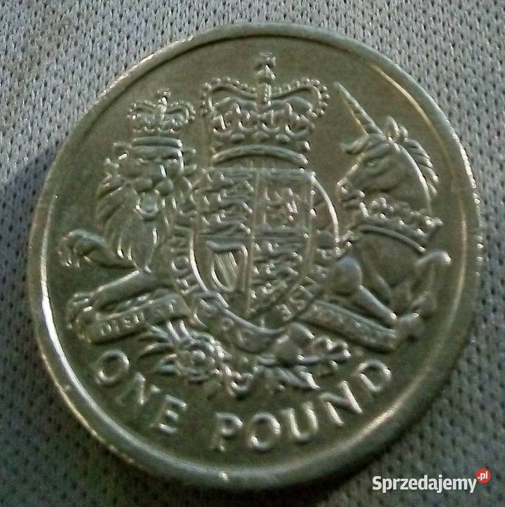 WIELKA BRYTANIA ONE POUND2015 r HERB KRÓLEWSKI 3 mazowieckie Legionowo sprzedam