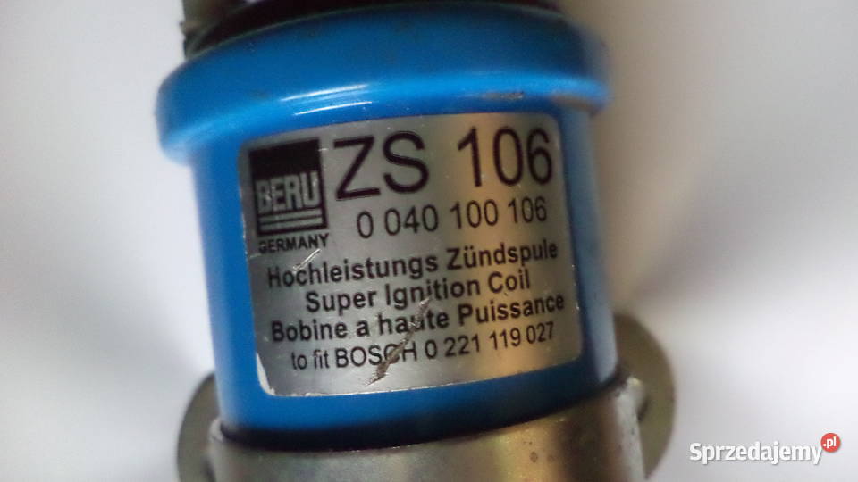 Cewka zapłonowa BERU ZS 106 Germany do klasyka sprzedam