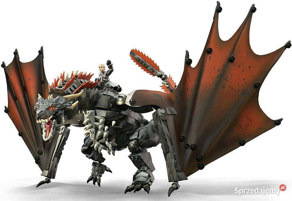 Klocki Konstrukcyjne Gra o Tron Smok Drogon i Mogilany