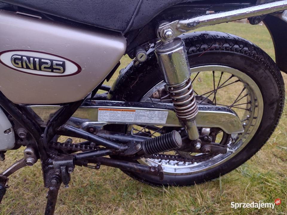 Suzuki gn 125 cafe czterosuwowy Dobiegniew