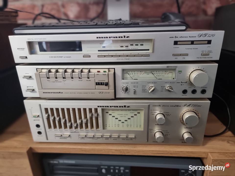 Klasyczny zestaw Marantz PM750DC SD3510 ST520 Głuchołazy