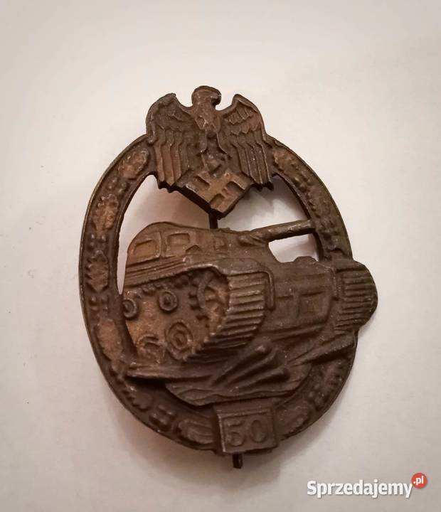 Niemiecka odznaka pancerna II wś małopolskie Kraków sprzedam