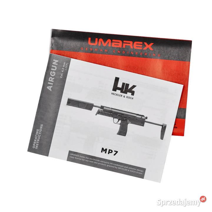 Pistolet maszynowy wiatrówka HecklerKoch MP7 SD Sporty strzeleckie i myślistwo Warszawa
