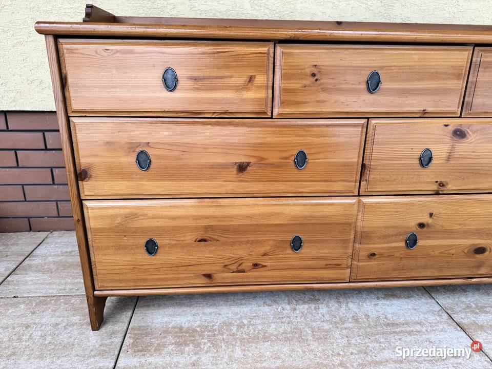 Komoda drewniana szuflady Ikea leksvik szafa Komody Garwolin sprzedam