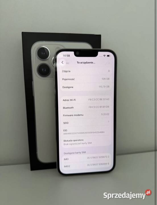 iPhone 13 Pro 128GB 100 Kondycja Kalisz sprzedam