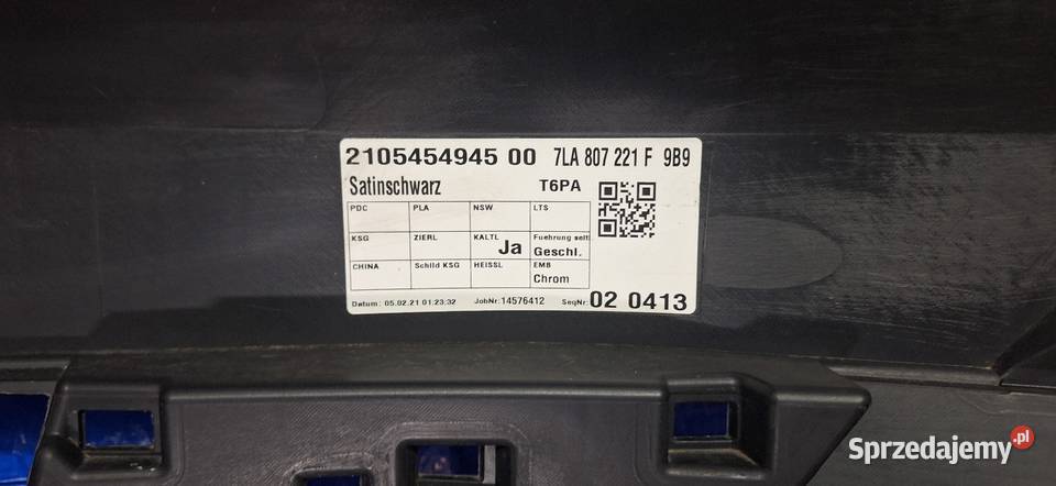 VW Transporter T6 Zderzak Przód Zderzaki Motoryzacja