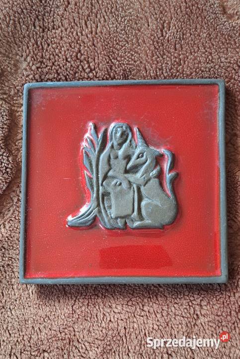 płytka gliniana ceramika z zawieszką Rękodzieło