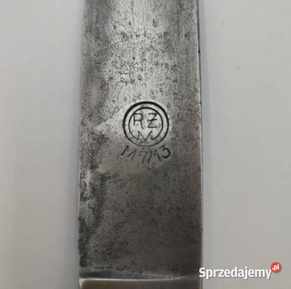 niemiecki nóż Hitlerjugend sygnatura RZM M713 Antyki, Sztuka, Kolekcje Katowice