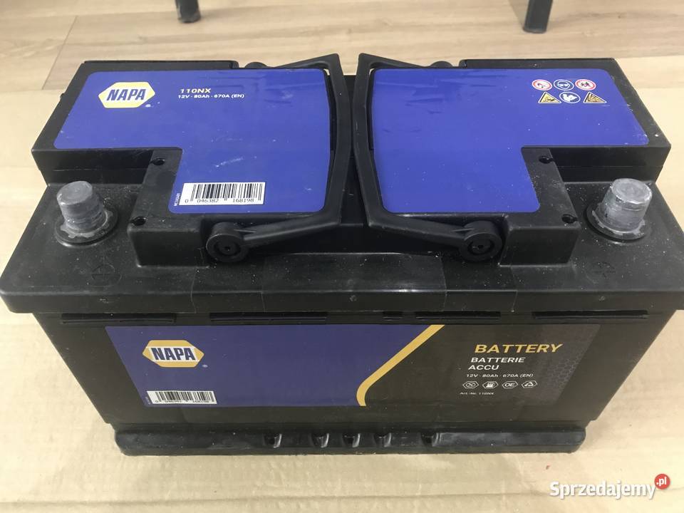 Akumulator NAPA 80Ah 670A idealny stan osobowe Wrocław
