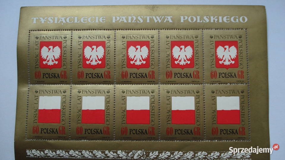 Znaczki pocztowe arkusze niestemplowane kolekcja Filatelistyka Łódź