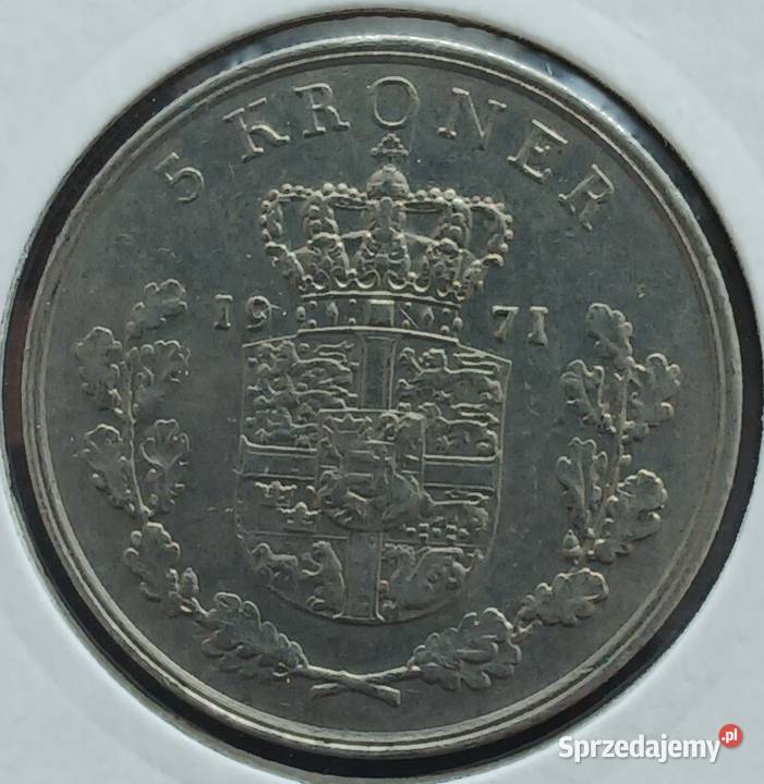 5 Koron Dania 1971 r Fryderyk IX
