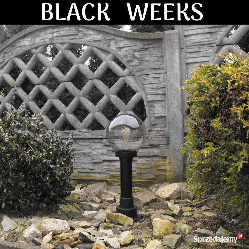 Komplet Lamp ogrodowych Dymne Kule wysokość 57 6 Siedlec sprzedam