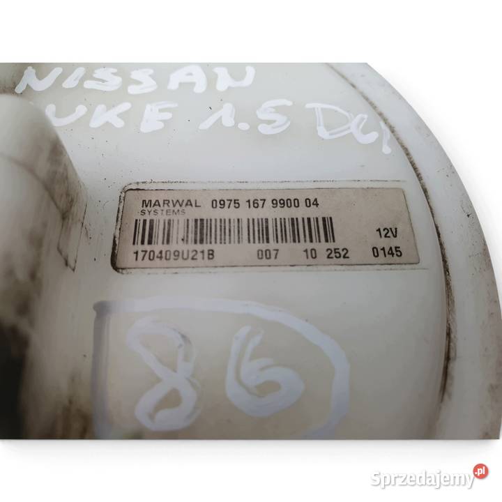 POMPA PALIWA Nissan Juke I F15 15 dci pompka Chełm