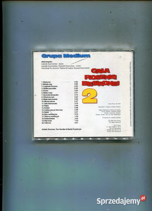 Gala Piosenki Biesiadnej 2 Płyta CD Szczecin