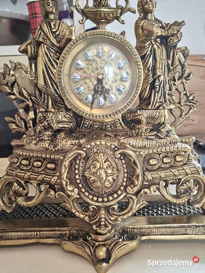Mosiężny zegar kominkowy Rzeszów