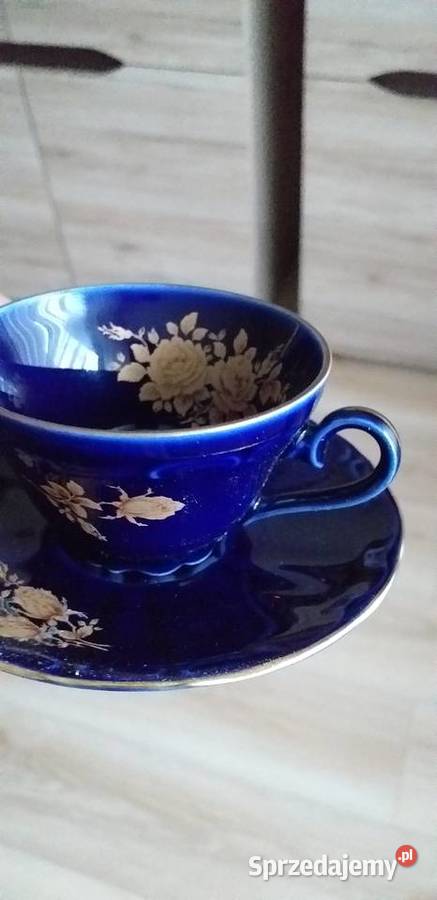 Sygnowana porcelana kobaltowa Przedbórz
