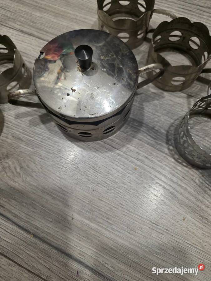 Zestaw Vintage PRL Koszyczki do szklanek Prudnik