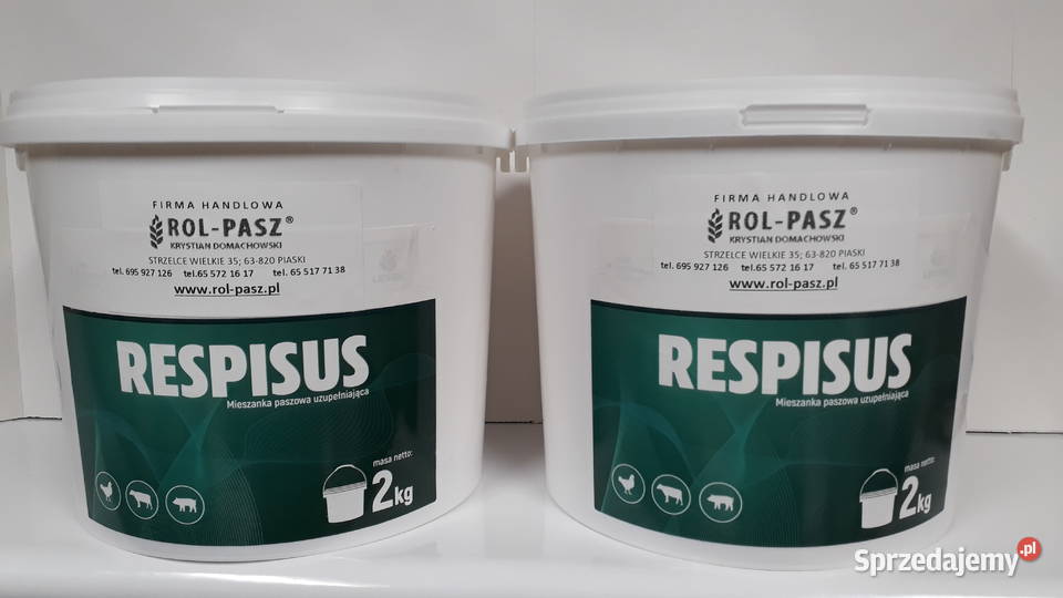 RESPISUS 2 dodatek paszowy KASZEL trzoda drób wielkopolskie