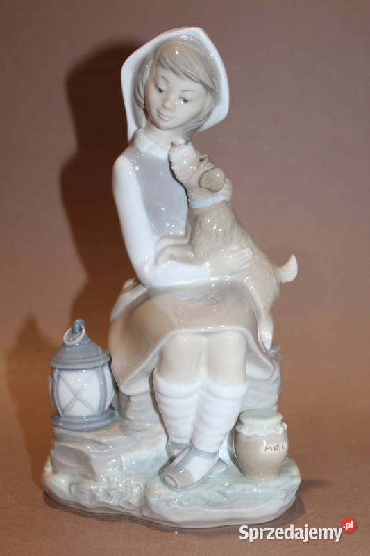 Figurka dziewczynka z psem Lladro 318 FiaF Szczecin