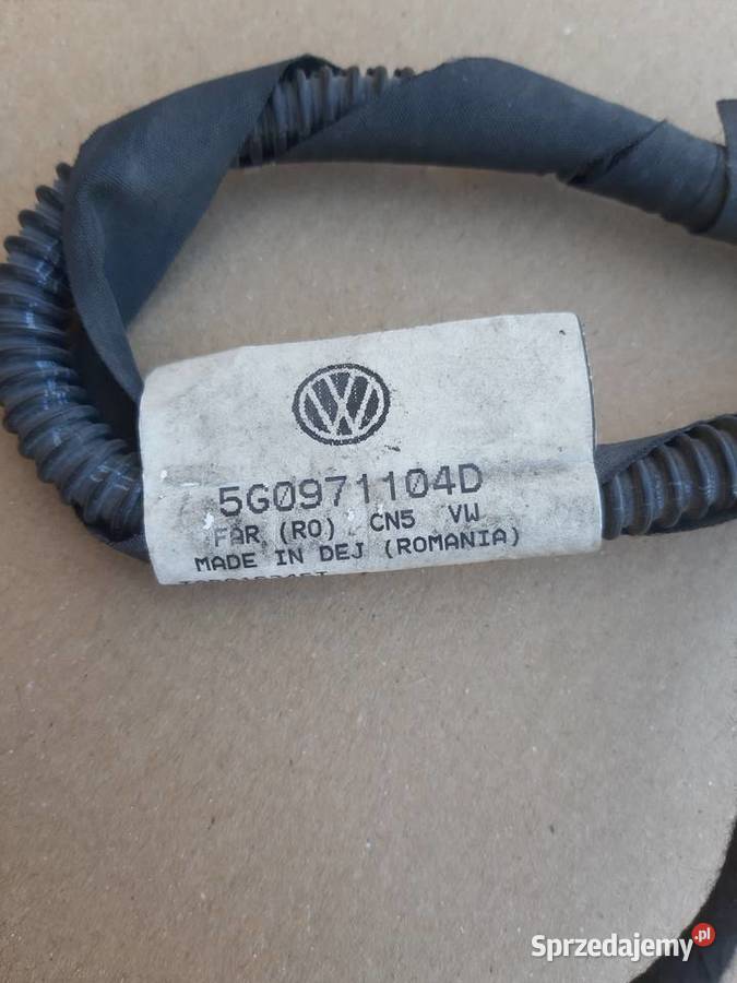 VW GOLF VII WIĄZKA CZUJNIKÓW PARKOWANIA TYŁ PDC Trzciel
