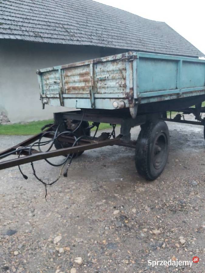 Przyczepa d 47 wywrotka nieuszkodzony Oświęcim