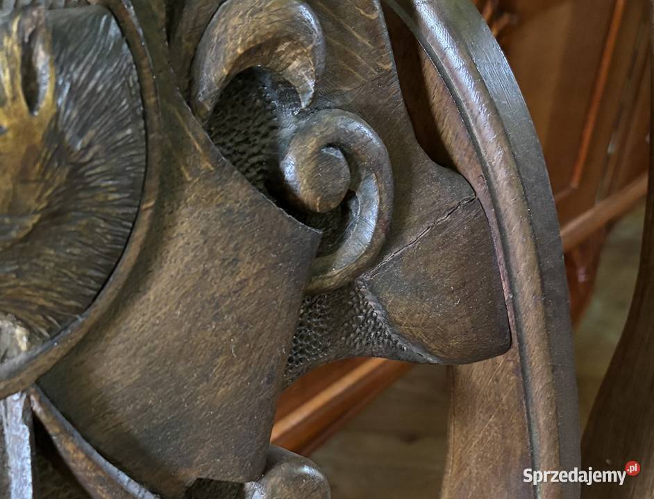 Krzesła w stylu myśliwskim małopolskie Proszowice