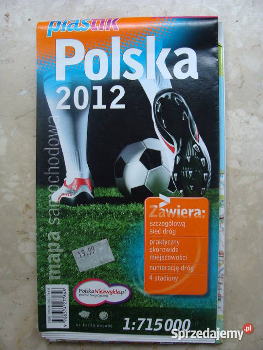 Polska 2012 - mapa samochodowa