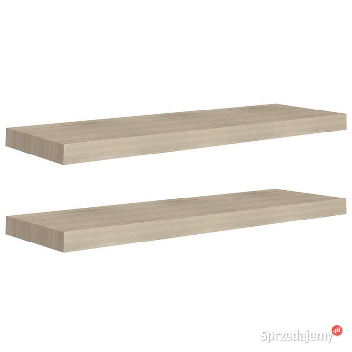 Półki ścienne 2 kolor dębowy 80 x 235 x 38 MDF mazowieckie sprzedam