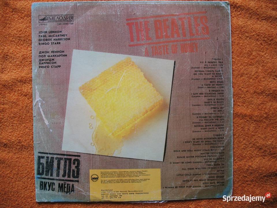The Beatles A taste of honey Płyty ze strychu mazowieckie Siedlce