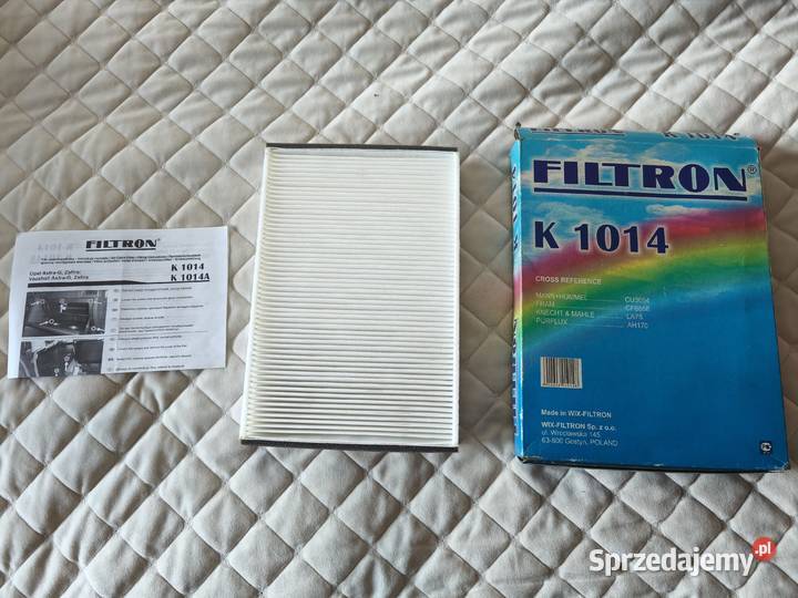 Filtr kabinowy FILTRON K1014 Opel Zafira osobowe Siemianówka