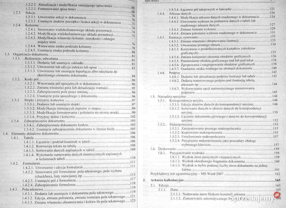 ECDL Advanced na skróty Sylabus 1 Alicja Rok wydania 2011 Pozostałe lubelskie Chełm