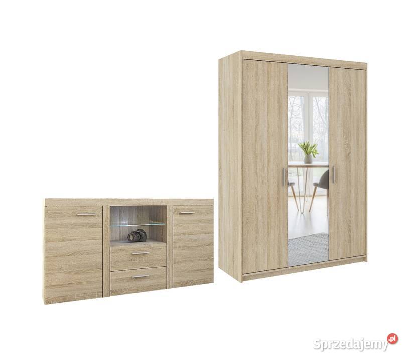 Komplet mebli szafa garderoba lustro komoda Pozostałe