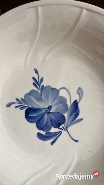 Patera Bez sygnatury Kobaltowy dekor Porcelana w Gdańsk