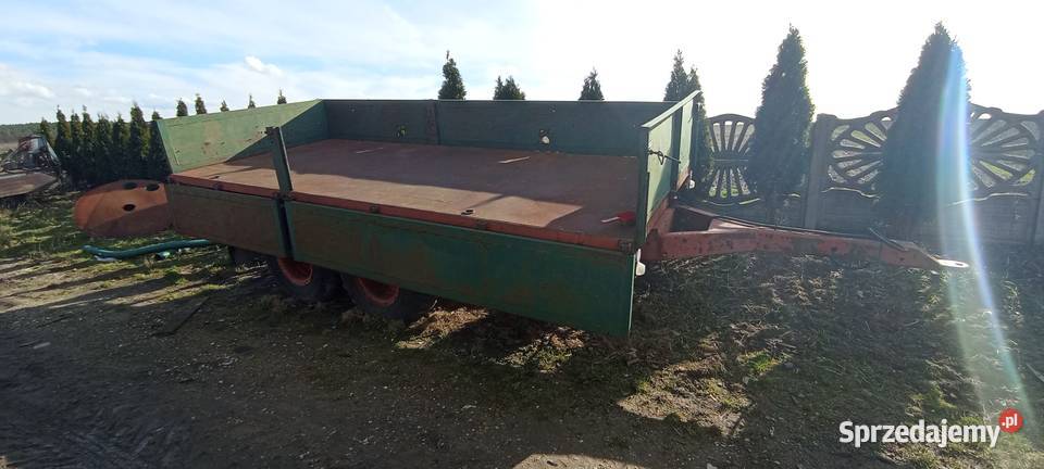 Przyczepa naczepa tandem rolnicza Przyczepy rolnicze