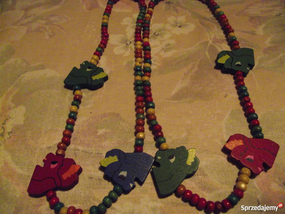 EKOLOGICZNE DREWNIANE KORALIKI Z KUCYKAMI PONY Piła sprzedam