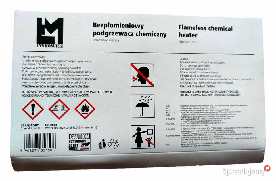 Ogrzewacz bezogniowy bezplomieniowy podgrzewacz Akcesoria, narzędzia i noże Grajewo sprzedam