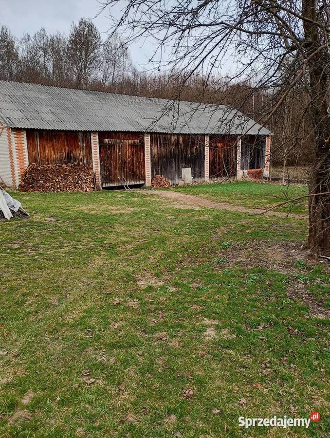 Sprzedam dom drewniany z zabudowaniami węglowe Biłgoraj