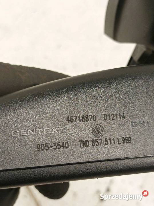 LUSTERKO WEWNĘTRZNE SENSOR GTI 7BD857511L VW