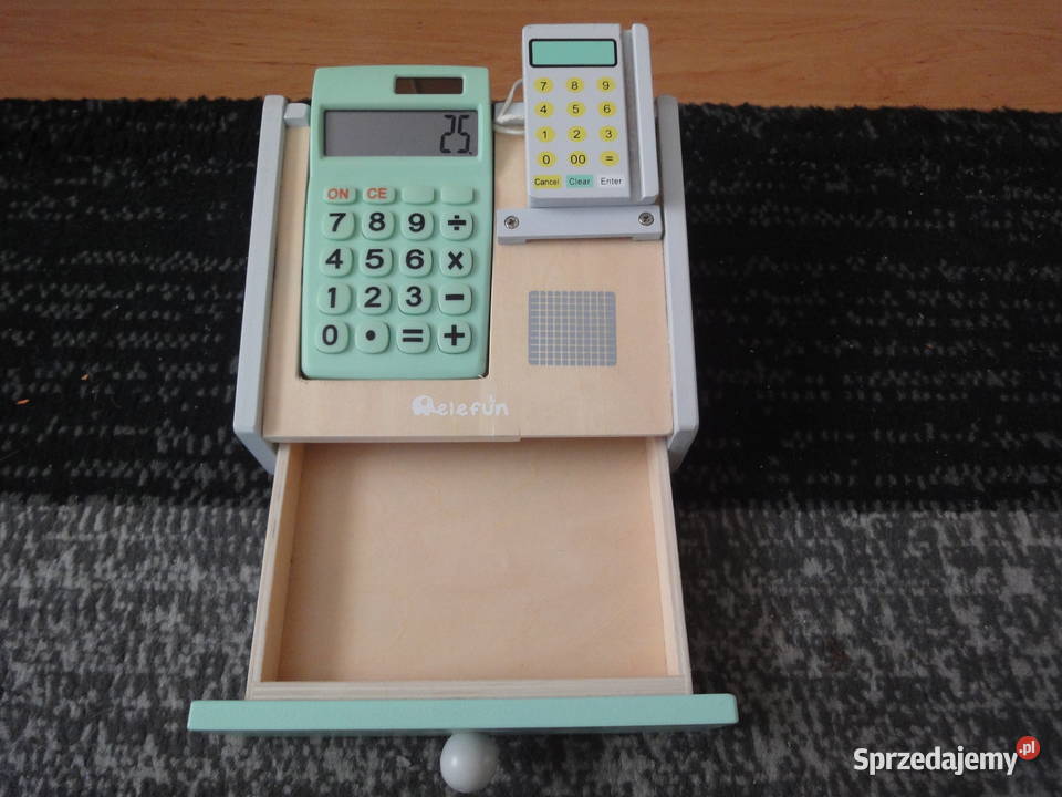 kasa sklepowa drewniana dzieci małopolskie Kraków