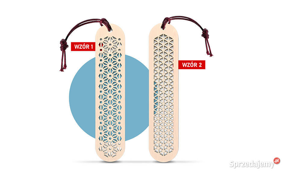 Drewniane zakładki do książki eko prezent fanów Kraków